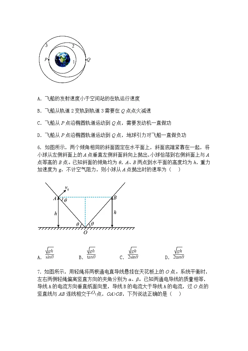 2025届河南省新乡市高三下学期三模物理试题（含答案解析）第3页