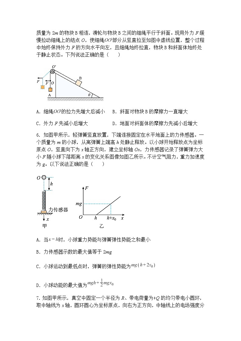 2025届陕西省宝鸡市高三下学期模拟检测物理试题（三）（含答案解析）第3页