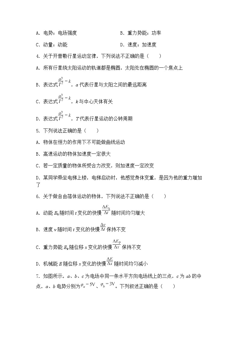 2025届江苏省南京师大附中、江苏省南京外国语学校高三下学期物理模拟试卷（含答案解析）第2页