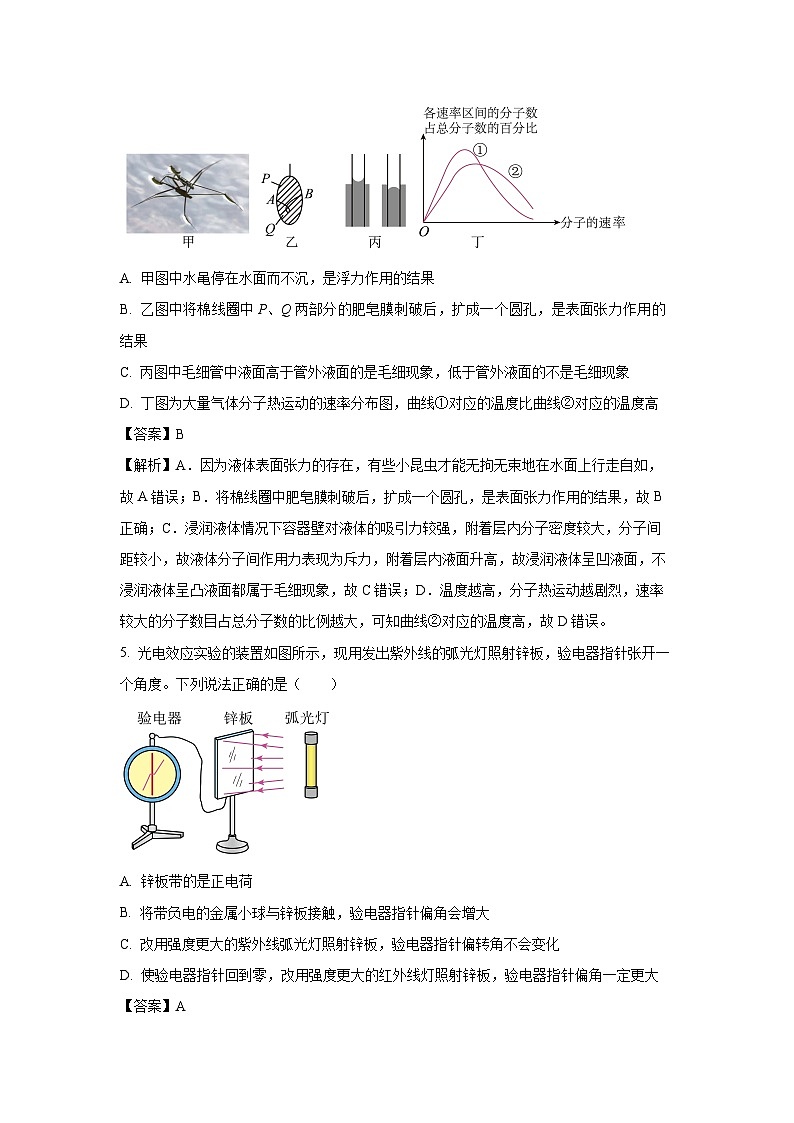 江苏省宿迁市泗阳县2024-2025学年高二下学期期中考试物理试卷（解析版）第3页