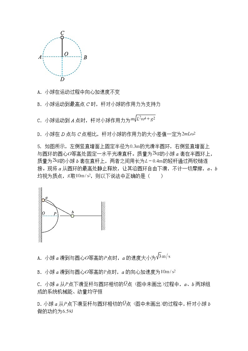 2025届河北省沧州市盐山中学高三下学期一模物理试题（含答案解析）第3页