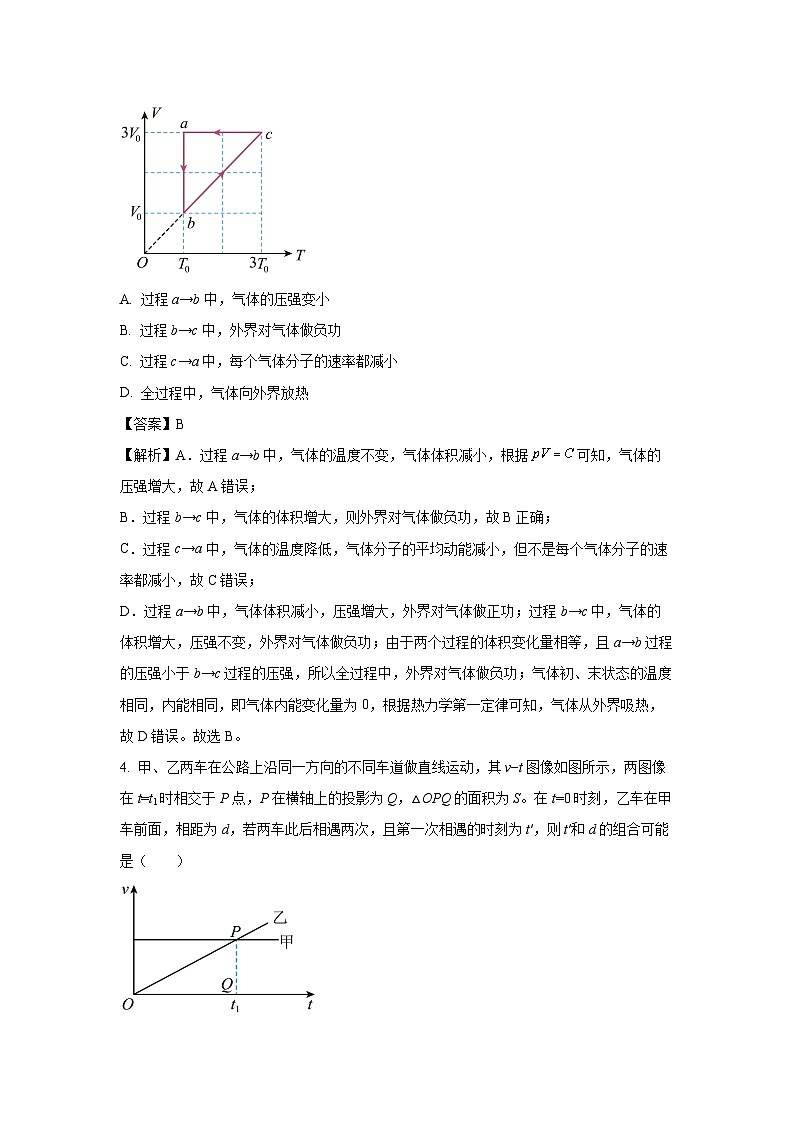 河北省2025届普通高中学业水平选择性考试猜题密卷物理试卷（解析版）第3页