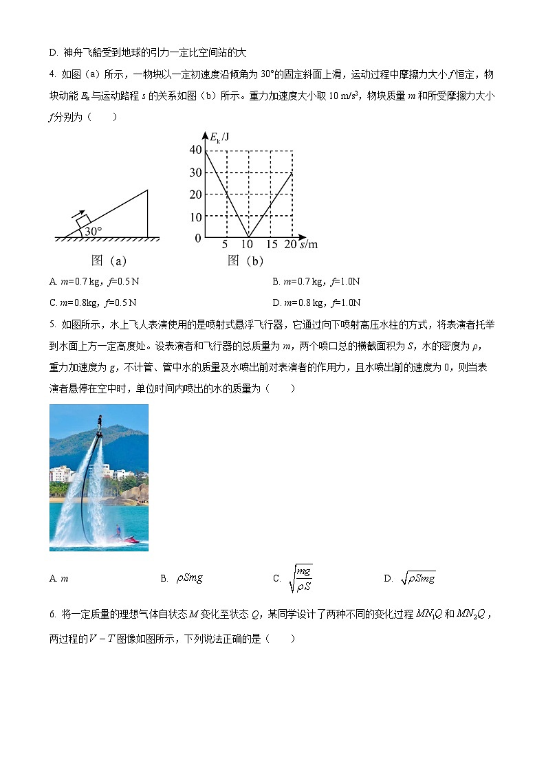 湖北省孝感市大悟县楚材中学2025-2026学年高三上学期入学考试物理试卷第2页