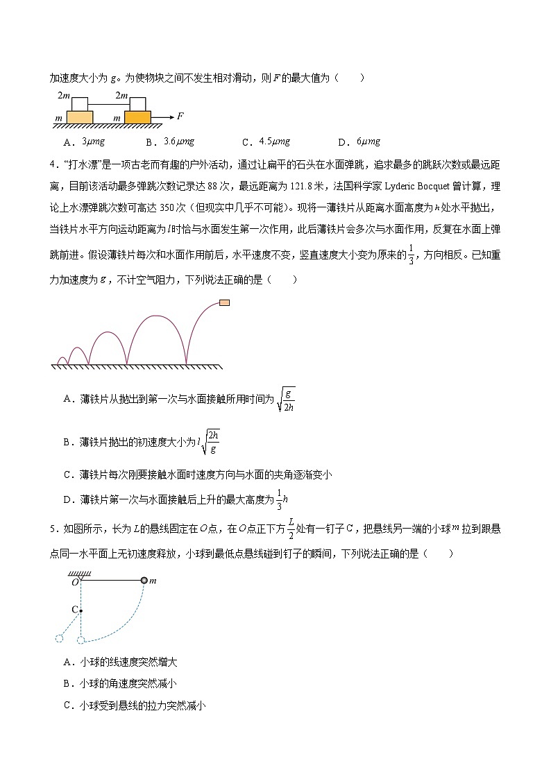 2025-2026学年四川省绵阳市三台县三台中学实验学校2026届高三上学期入学考试物理试卷（解析版）第2页