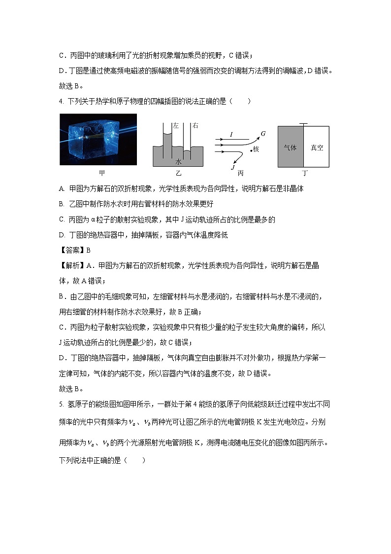 广东省深圳市某校2024-2025学年高二下学期期末考试物理试卷（解析版）第3页