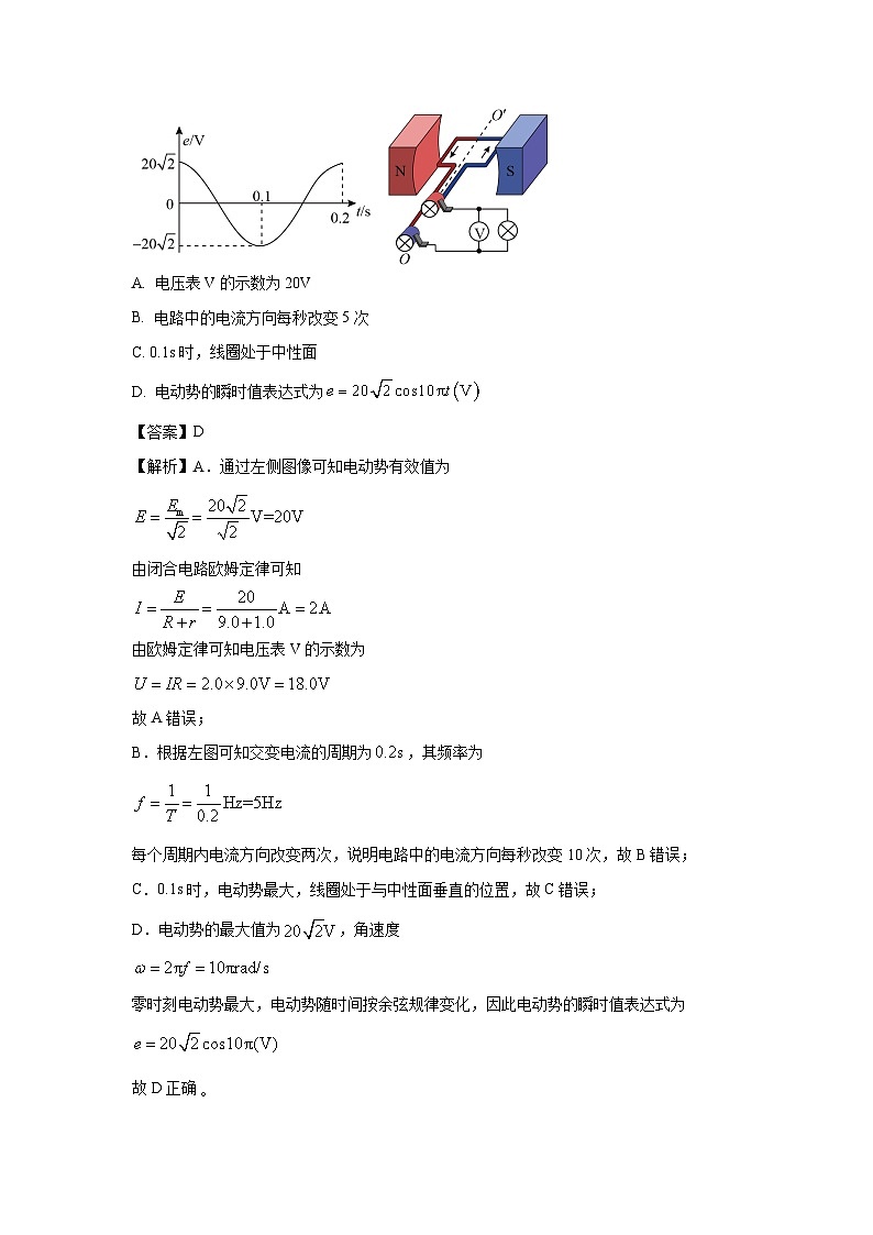 山东省枣庄滕州市2024-2025学年高二下学期期中考试物理试卷（解析版）第2页