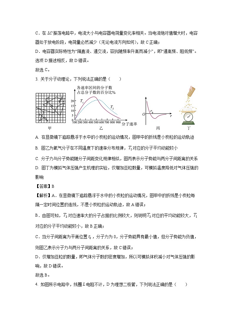 陕西省西安市临潼区2023-2024学年高二下学期期末物理试卷（解析版）第2页