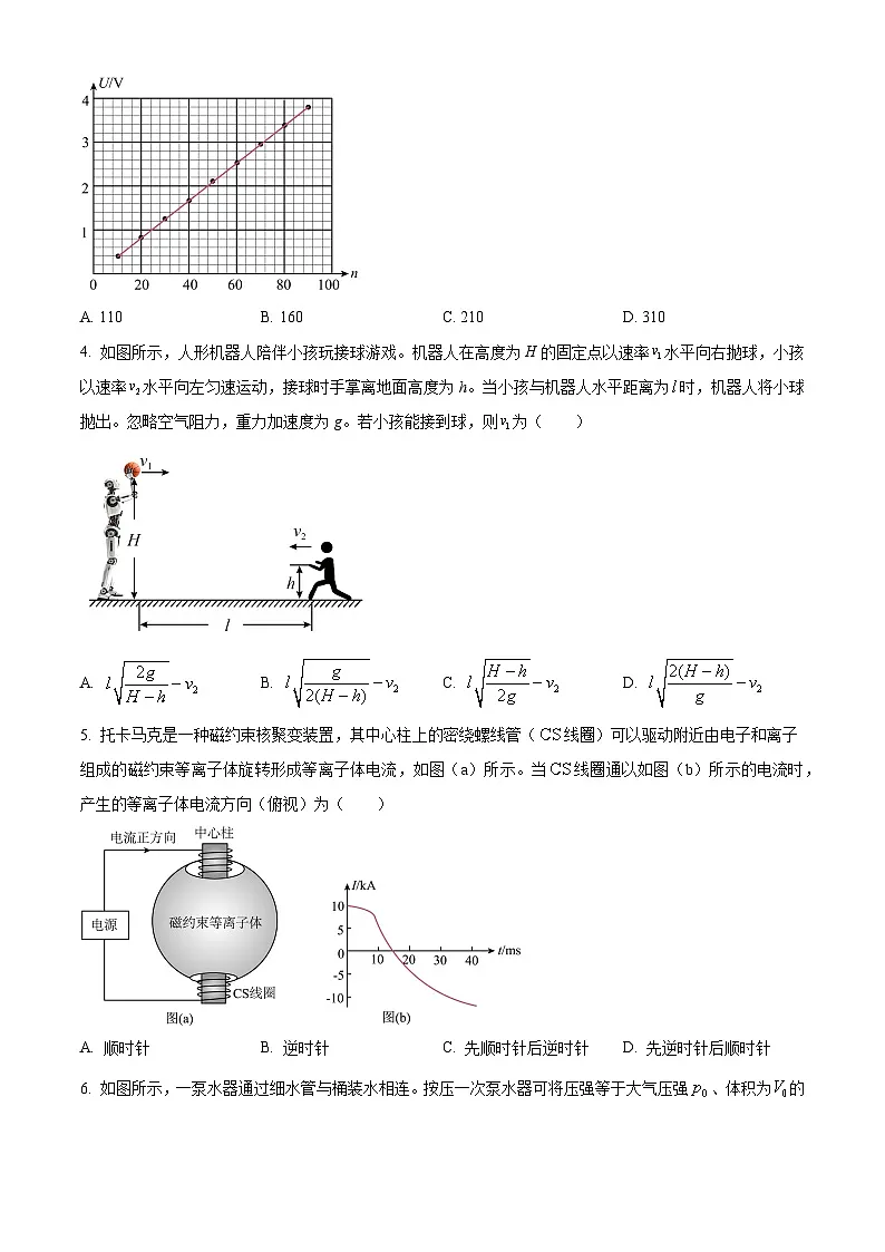 2025年高考江西卷物理真题（原卷版）第2页