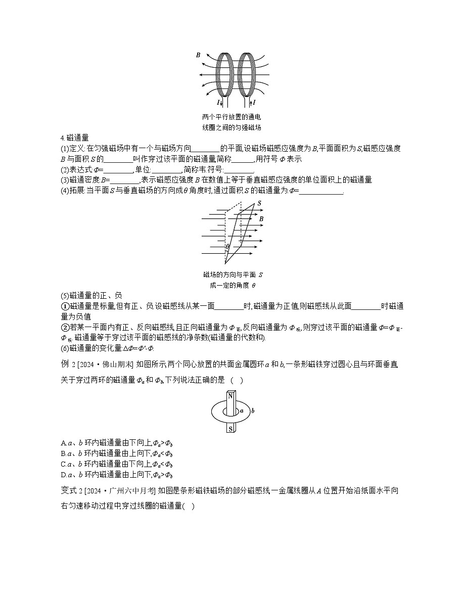2025-2026学年高中物理粤教版（2019）必修第三册 6.2 磁感应强度 学案第2页