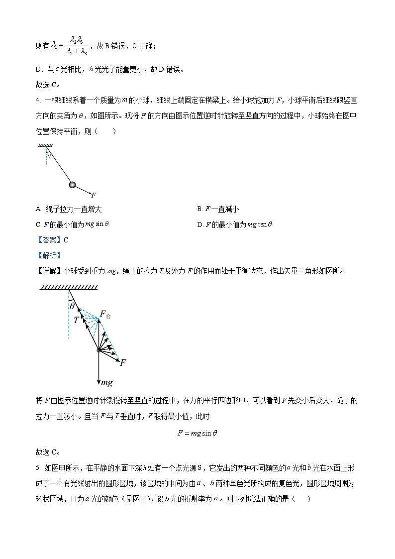 河北省衡水市冀州中学2025-2026学年高三上学期开学物理试题  Word版含解析第3页