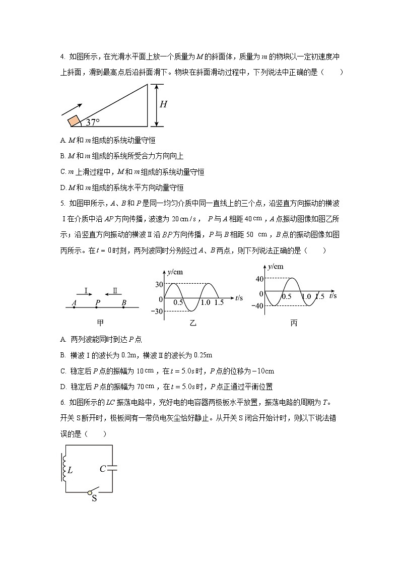 广东省佛山市2024-2025学年高二下学期6月考试物理试卷（学生版）第2页