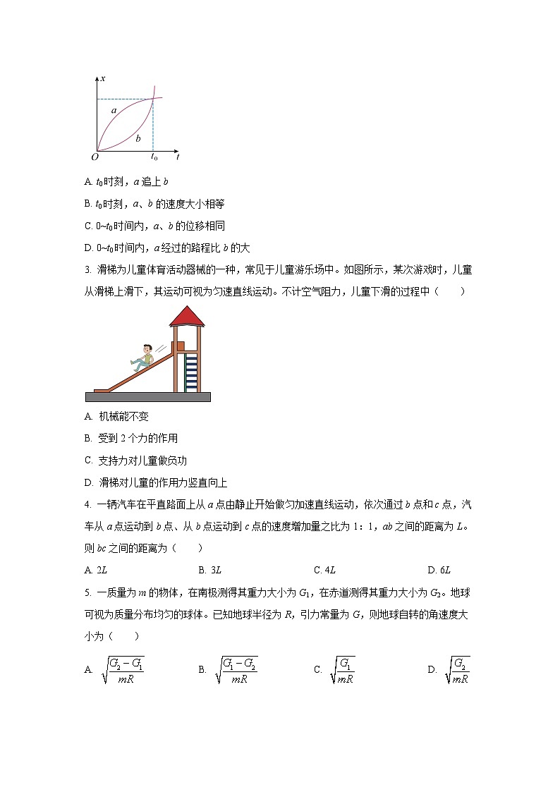 【物理】云南省昭通市镇雄县2024-2025学年高一下学期7月期末试题（学生版）第2页