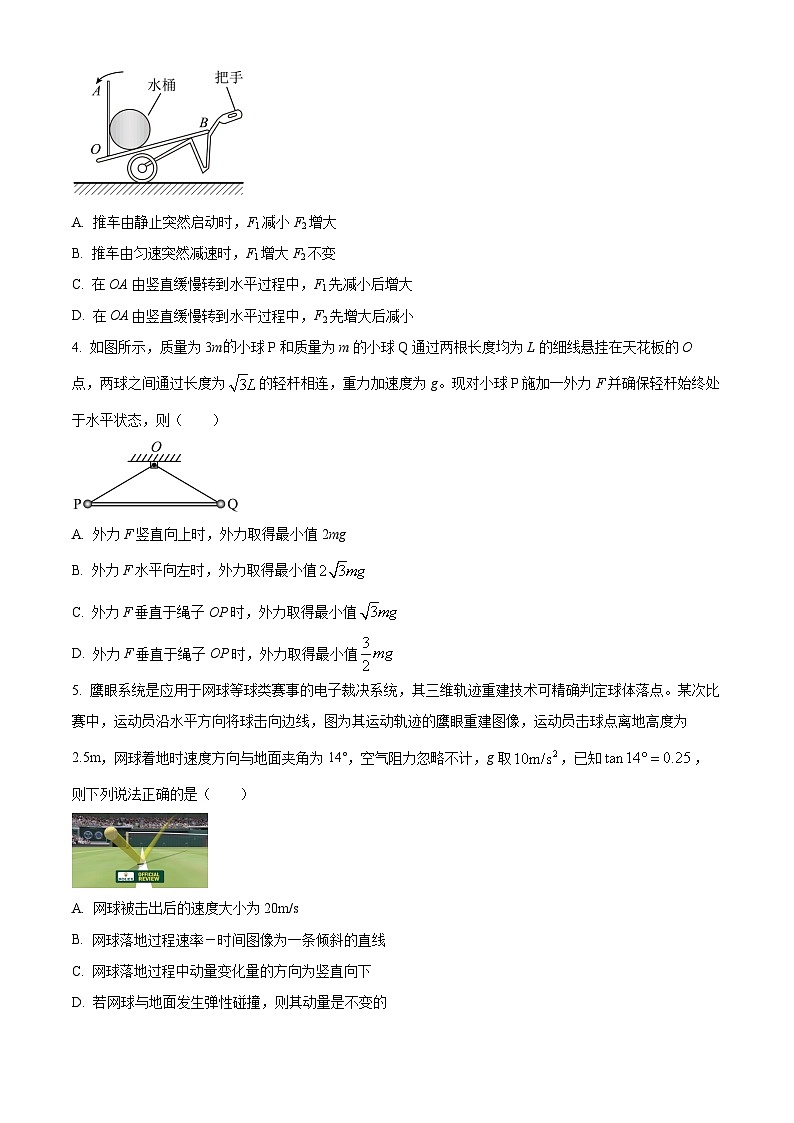 四川省成都市树德中学高2023级高三上开学考试物理试卷第2页
