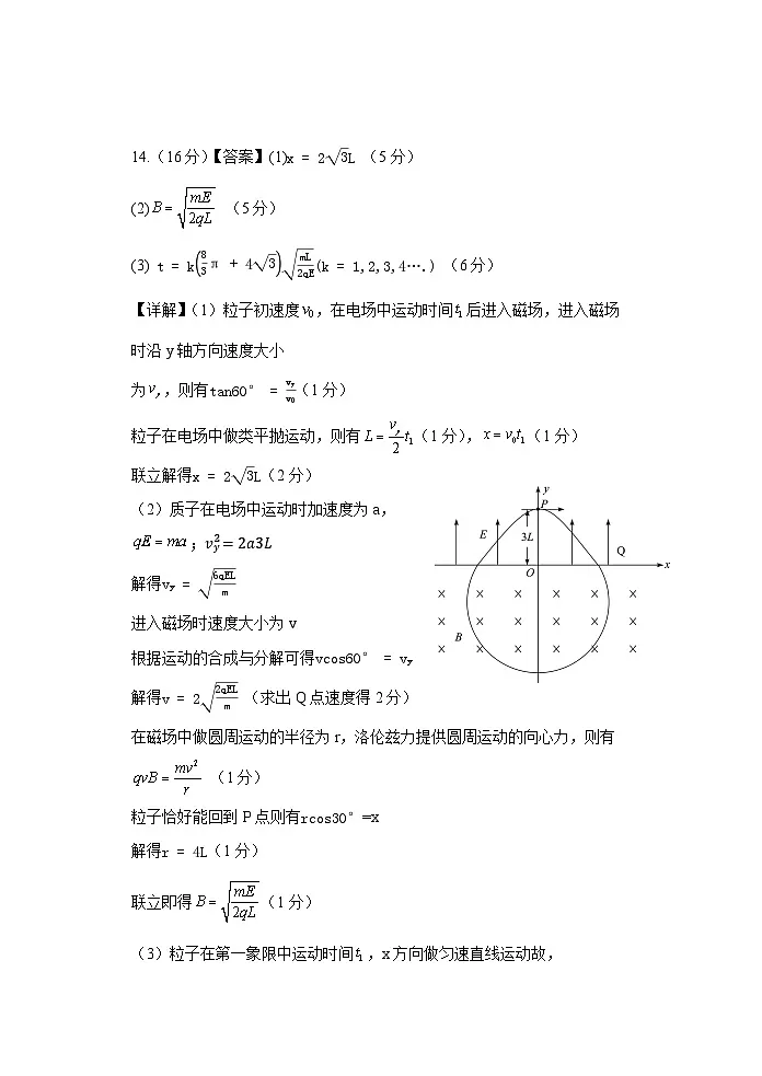 物理参考答案(1)第2页