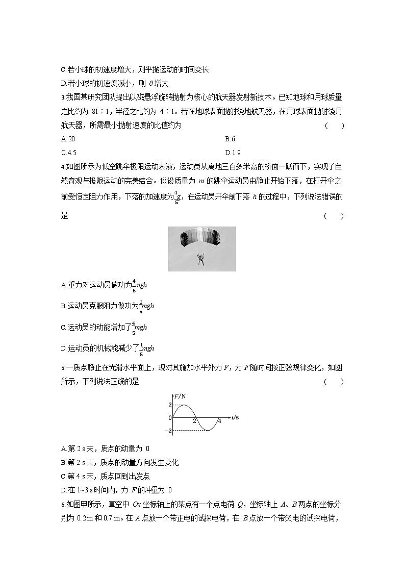 湖北省部分高中协作体2026届高三上学期高考一模联考物理试卷第2页