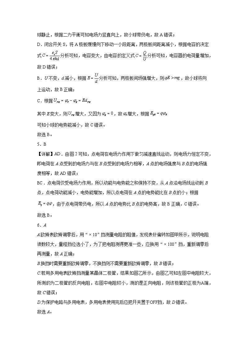 安徽省合肥市第七中学2025-2026学年高二上学期第一次限时练习物理试题答案第2页