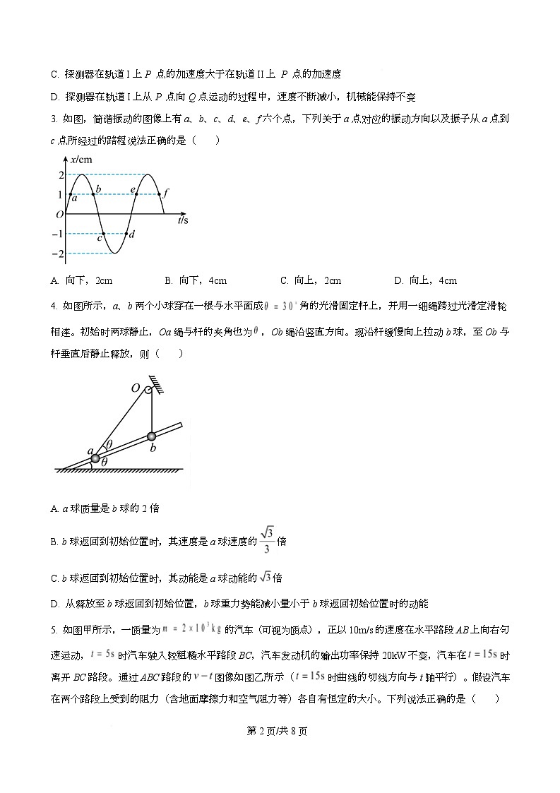 四川省眉山市仁寿第一中学南校区2025-2026学年高二上学期9月月考物理试题（原卷版）第2页