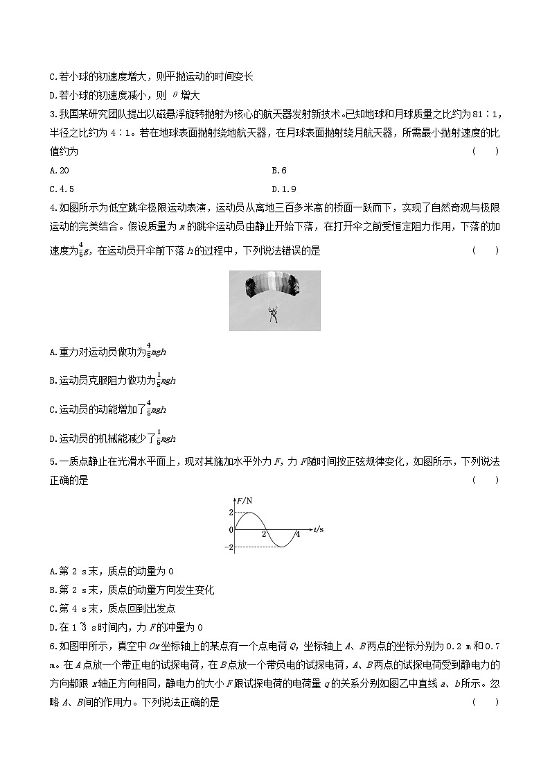 湖北省部分高中协作体2026届高三上学期一模联考物理试卷（Word版附答案）第2页