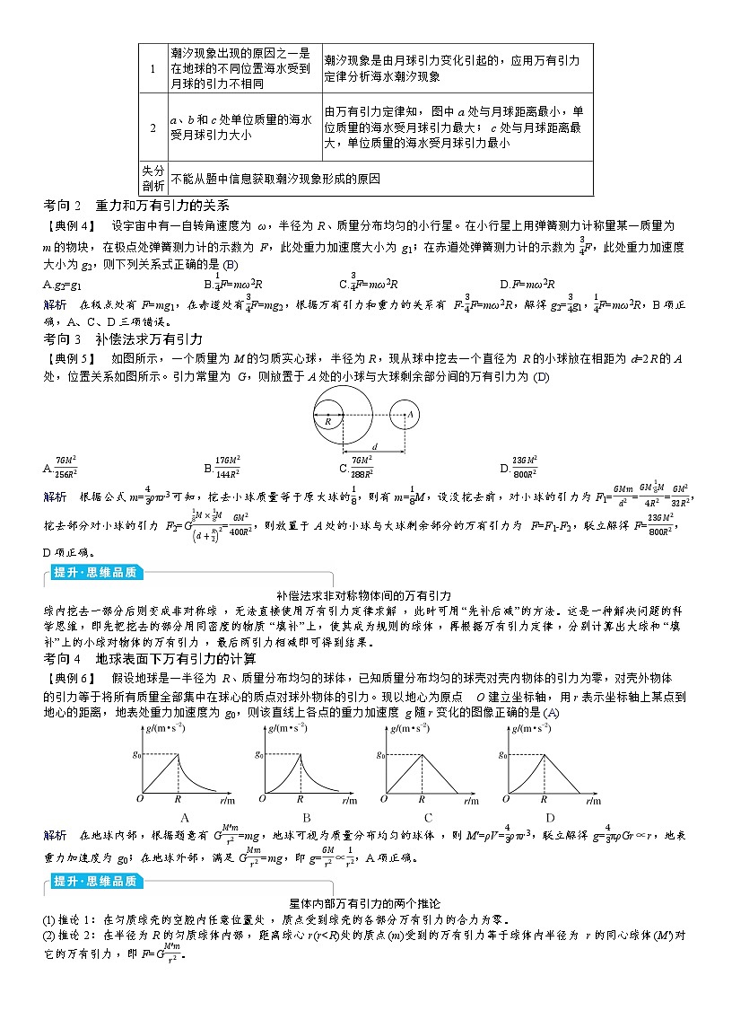 高考物理一轮复习讲义第五章　万有引力与宇宙航行第3页