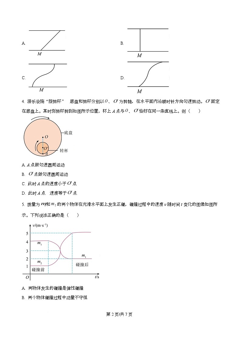 四川省成都市彭州中学2026届高三上学期期中考试物理试题（原卷版）第2页