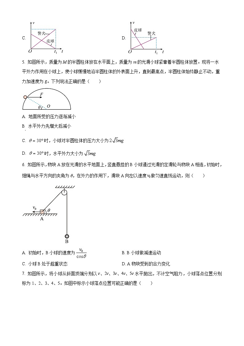 黑龙江省龙东联盟2025-2026学年高三上学期开学考试物理试题  Word版无答案第2页