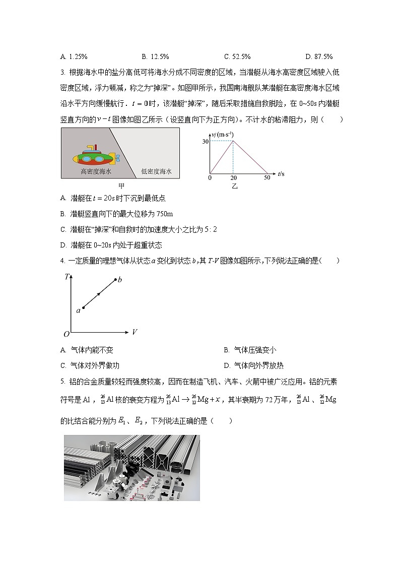2024~2025学年河北省邯郸市多校高二（下）5月联考物理试题（学生版）第2页