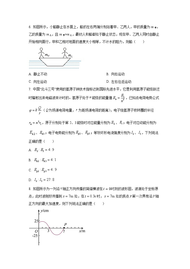 2024~2025学年河北省沧州市高二（下）5月月考物理试题（学生版）第3页