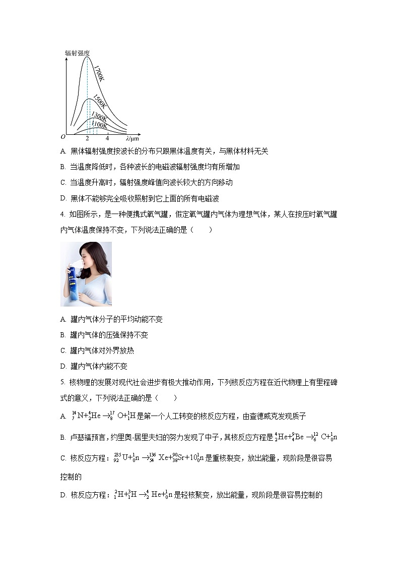 2024~2025学年河南省洛阳市强基联盟高二（下）5月月考物理试题（学生版）第2页