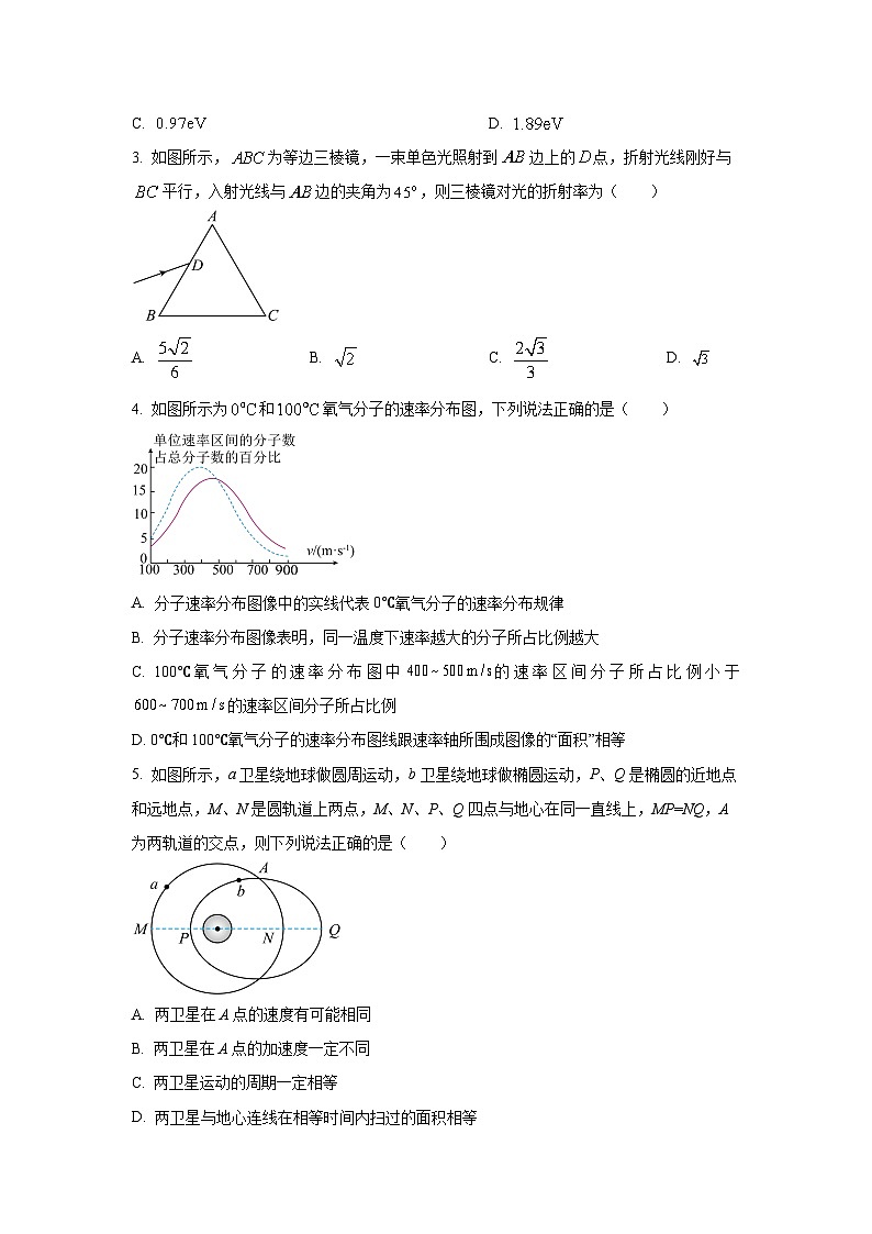 2024~2025学年河南省驻马店市九师联盟高二（下）6月月考物理试题（学生版）第2页