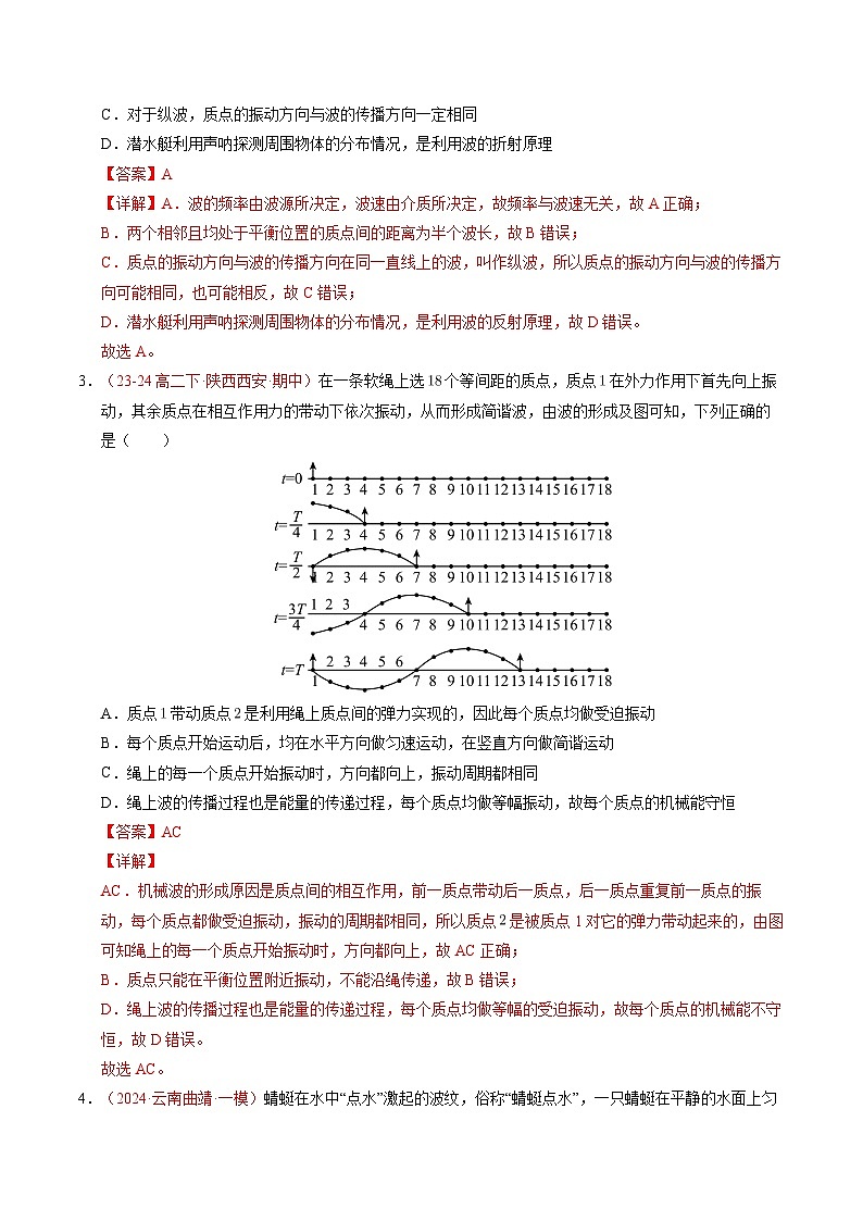 1. 波的形成（培优考点练）（解析版）第2页
