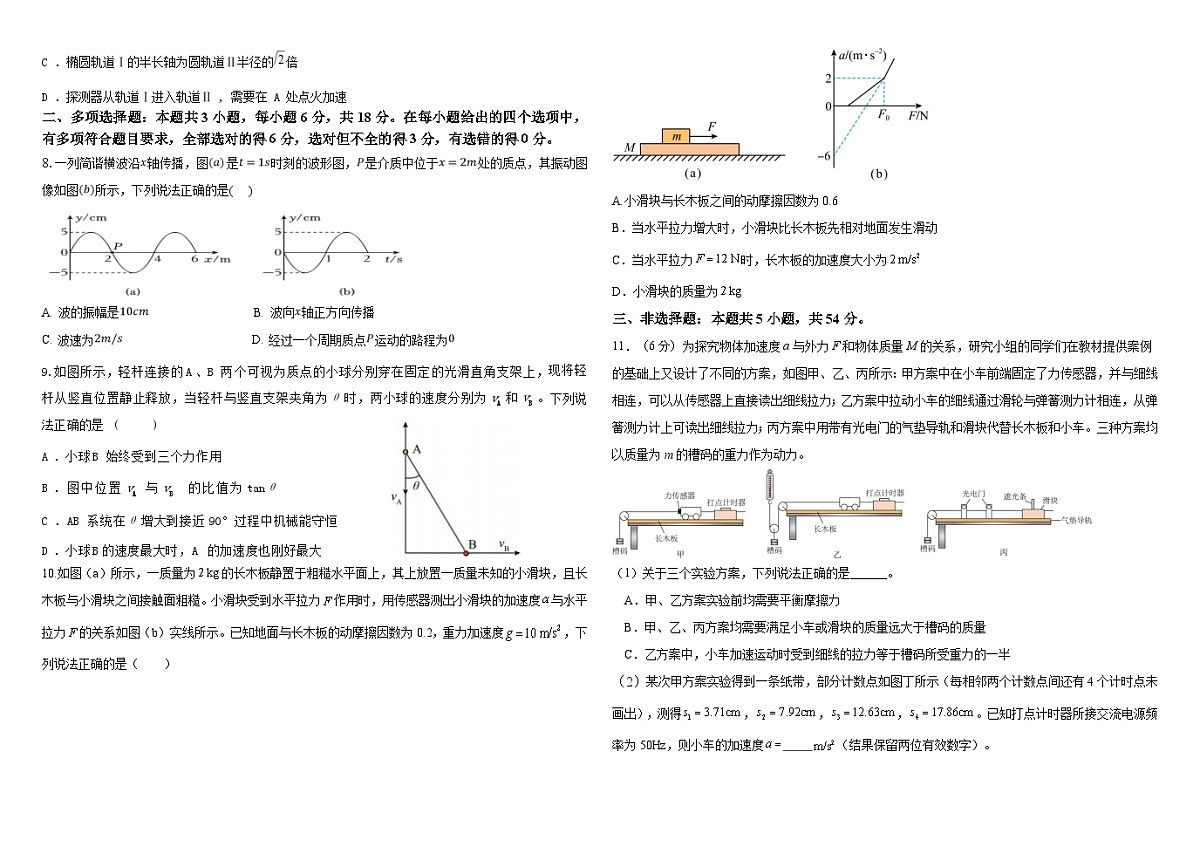 宁夏回族自治区石嘴山市平罗中学2025-2026学年高三上学期11月期中物理试题第2页