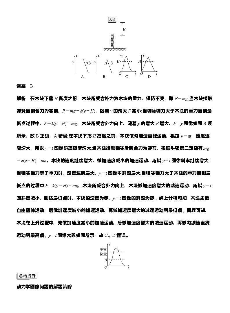 高考物理【一轮复习】讲义练习专题强化四　牛顿运动定律的综合应用第2页