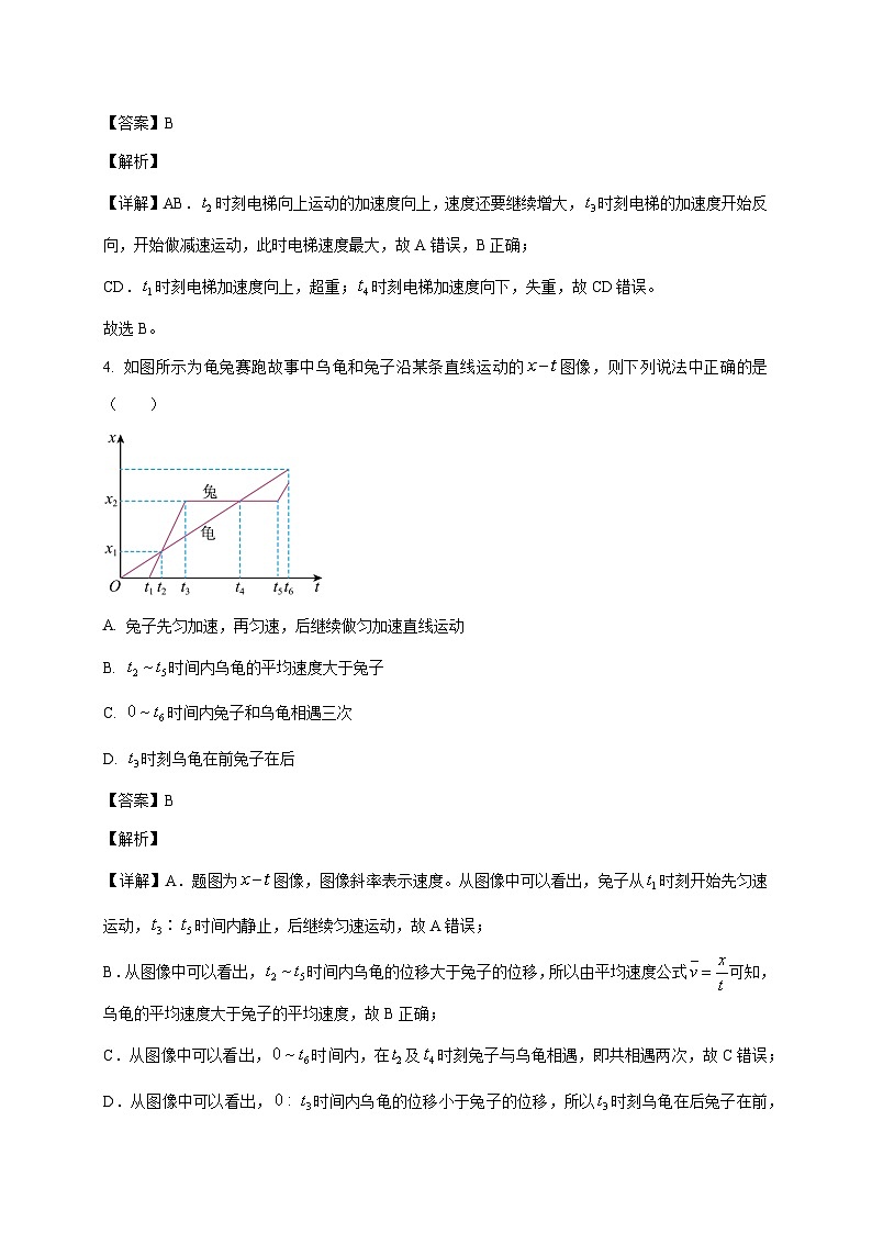 河北省邢台市2025~2026学年高三上册（10月）月考物理检测试卷（含解析）第3页