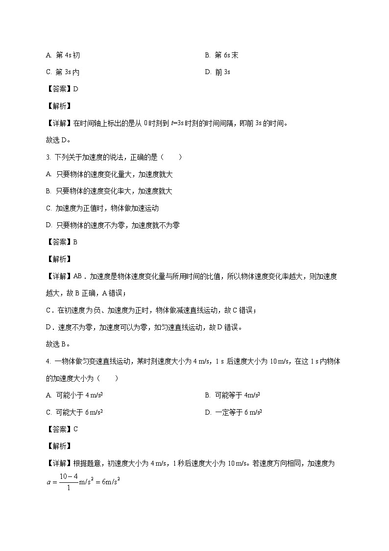 四川省眉山市彭山区第一中学2025~2026学年高一上册（10月）月考物理检测试卷（含解析）第2页