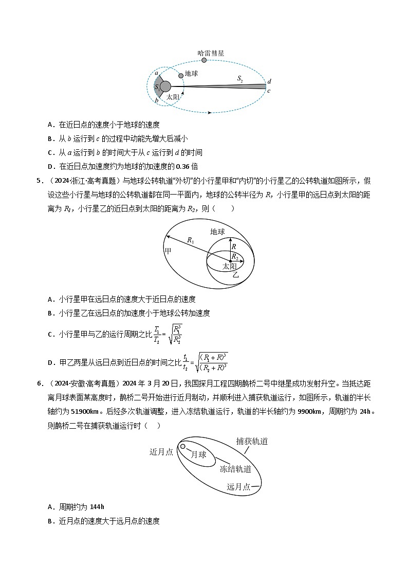 专题07 万有引力与航天（全国通用）（原卷版）第3页