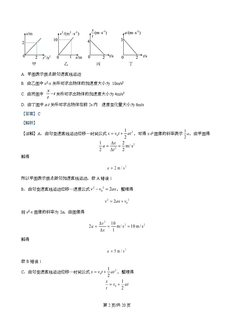重庆市名校联盟2026届高三上学期10月期中考试物理试题 Word版含解析第2页