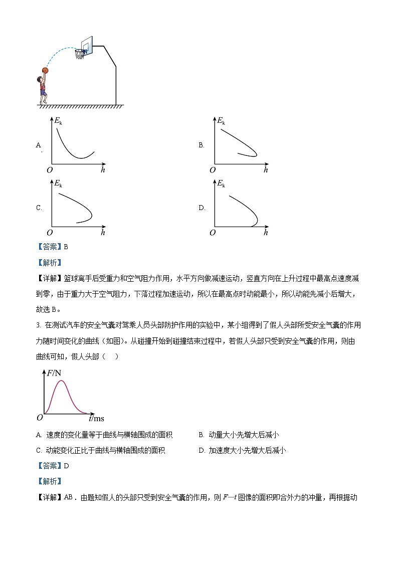 精品解析：黑龙江省哈尔滨师范大学附属中学2025-2026学年高三上学期期中考试物理试题（解析版）第2页