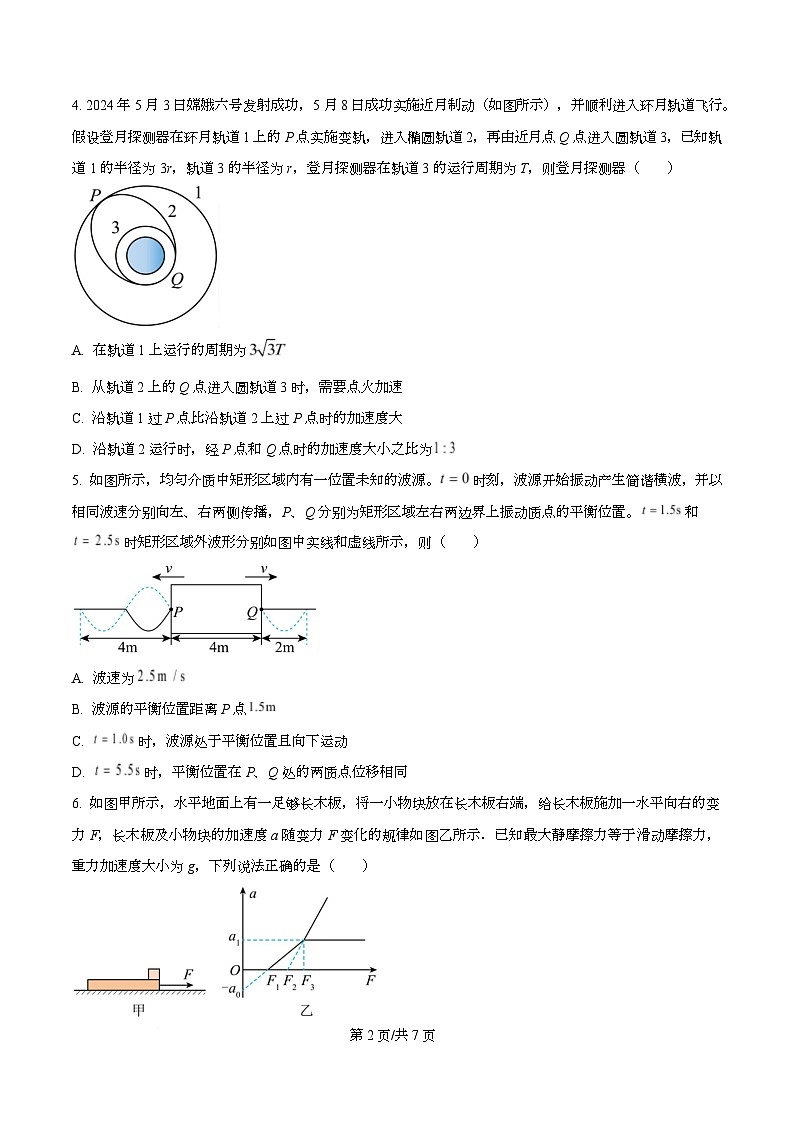 四川省德阳市罗江中学2025届高三下学期期中考试物理试卷（原卷版）第2页