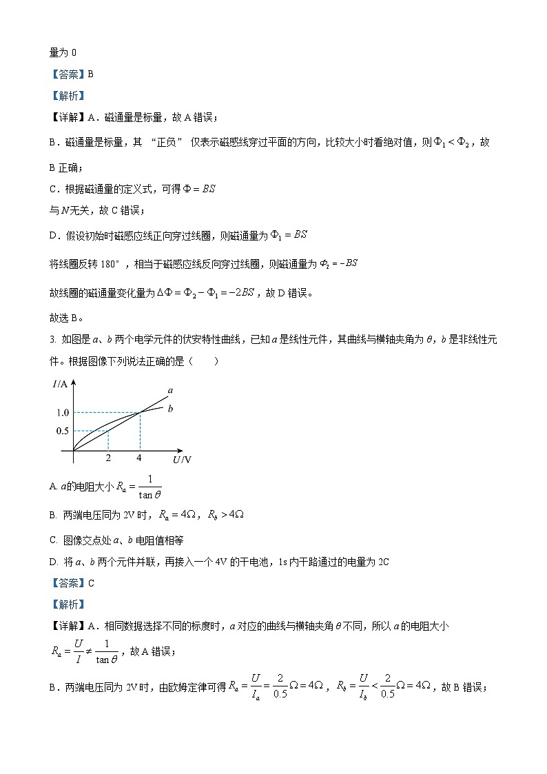 浙江省A9协作体2025-2026学年高二上学期11月期中联考物理试题  Word版含解析第2页