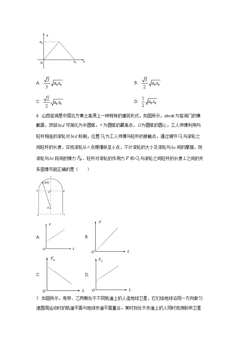 河南省华师联盟2025-2026学年高三上学期10月质量检测物理试卷（学生版）第3页