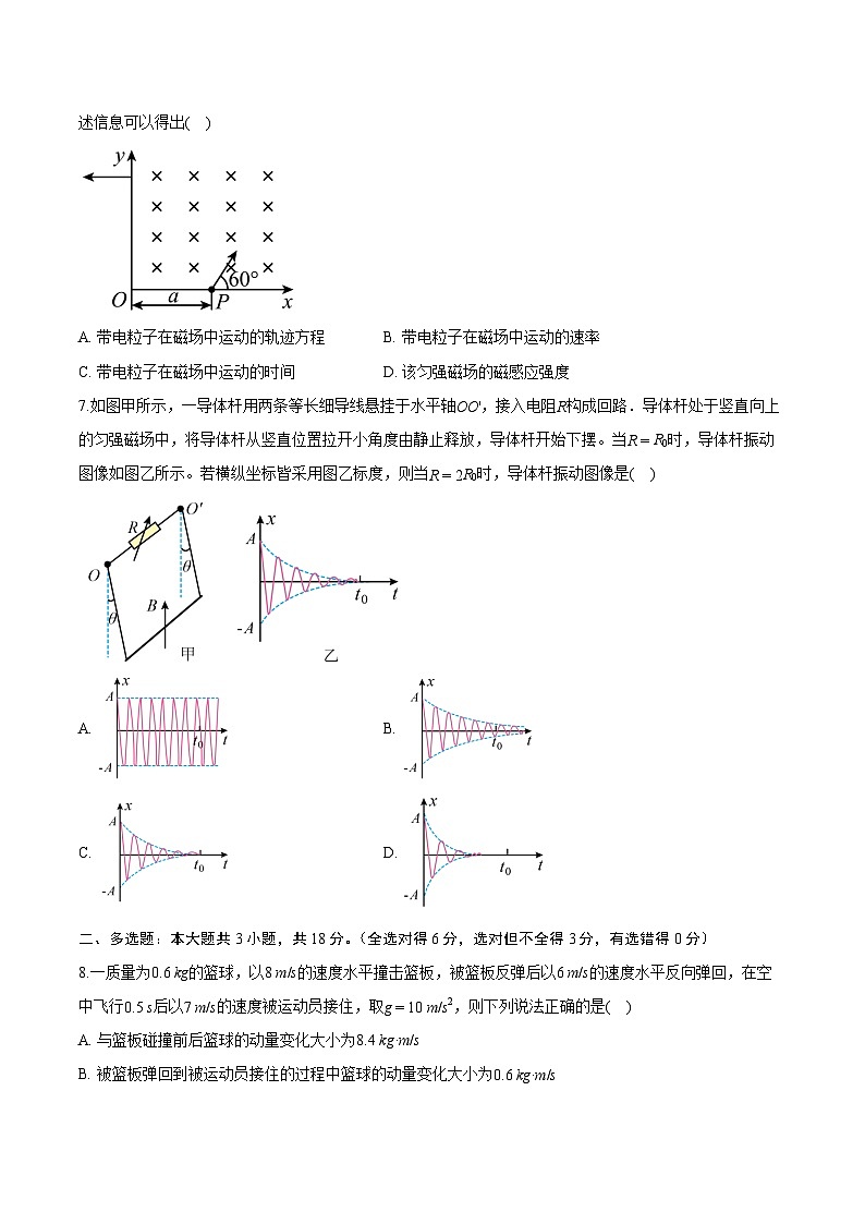 陕西省西北大学附属中学2025-2026学年高三上学期期中考试物理试题（含答案）第3页