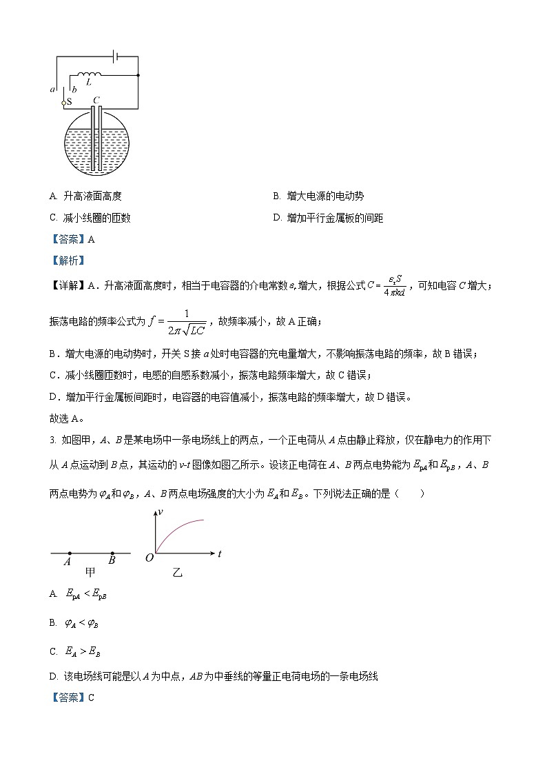 湖北省华中师范大学第一附属中学2025-2026学年高三上学期10月月考物理试卷 Word版含解析第2页