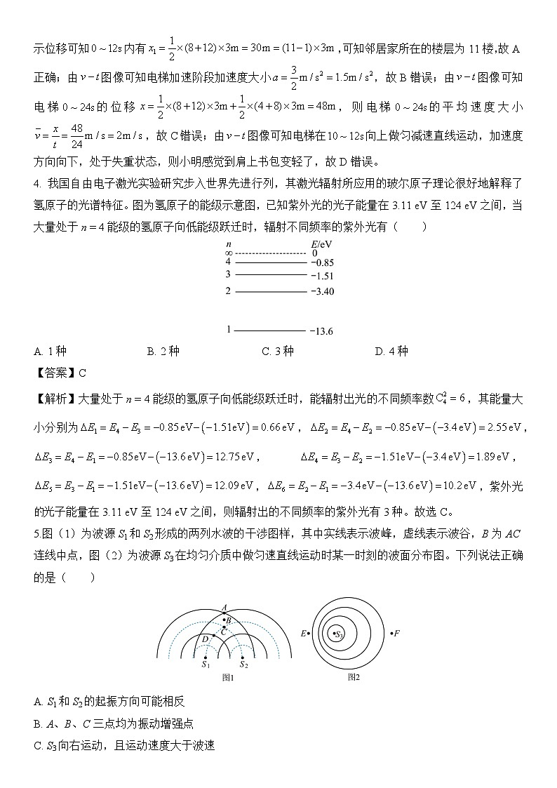 广东省汕头市2024-2025学年高三上学期期末物理试卷第3页