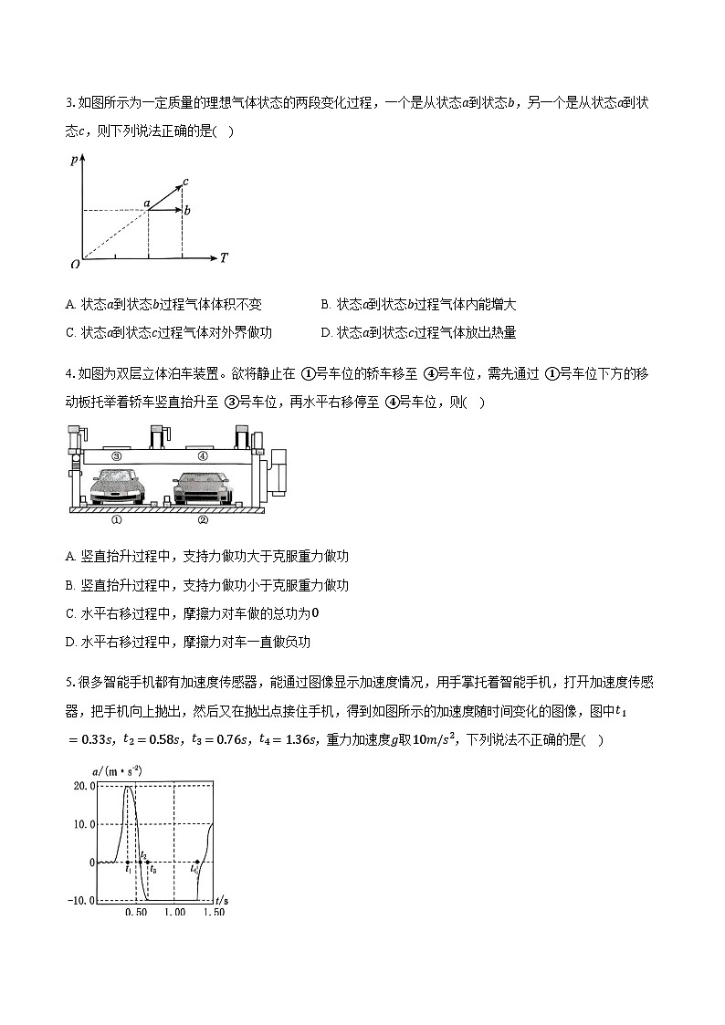 大连滨城高中联盟2025-2026学年度上学期高三期中Ⅱ考试物理（含答案）第2页