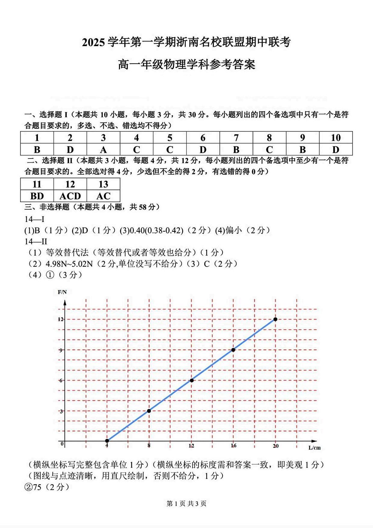 物理答案第1页