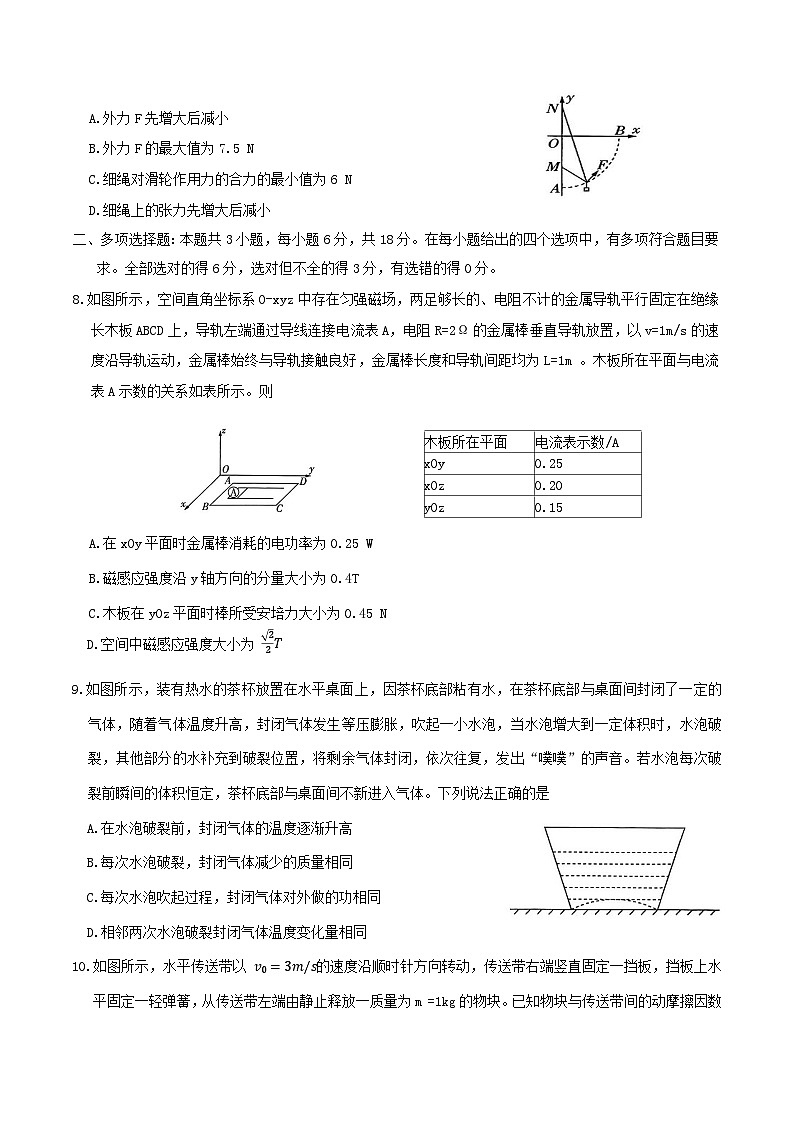 河北省承德市九校2026届高三上学期期中联考物理试卷（Word版附答案）第3页