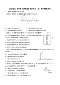 2025-2026学年贵州省名校协作体高二（上）期中物理试卷（含答案）