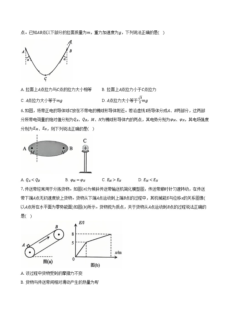 2025-2026学年广西高三（上）联合调研测试物理试卷（11月）（含答案）第2页
