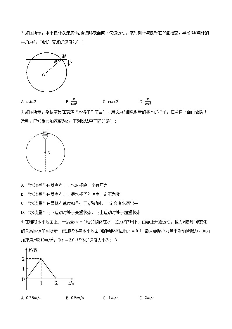 2025-2026学年安徽省高三（上）名校名师测评（期中）物理试卷（三）（含答案）第2页
