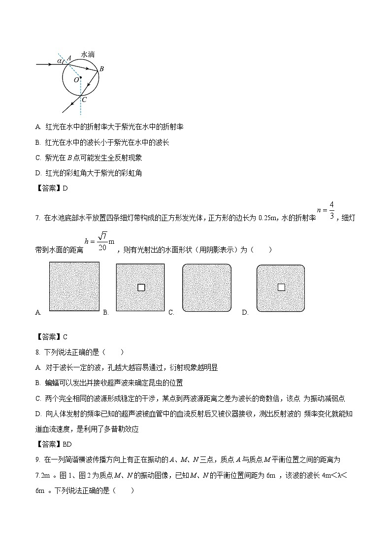 吉林省长春市重点高中2024-2025学年高二上学期期末考试物理试卷（含答案）第3页